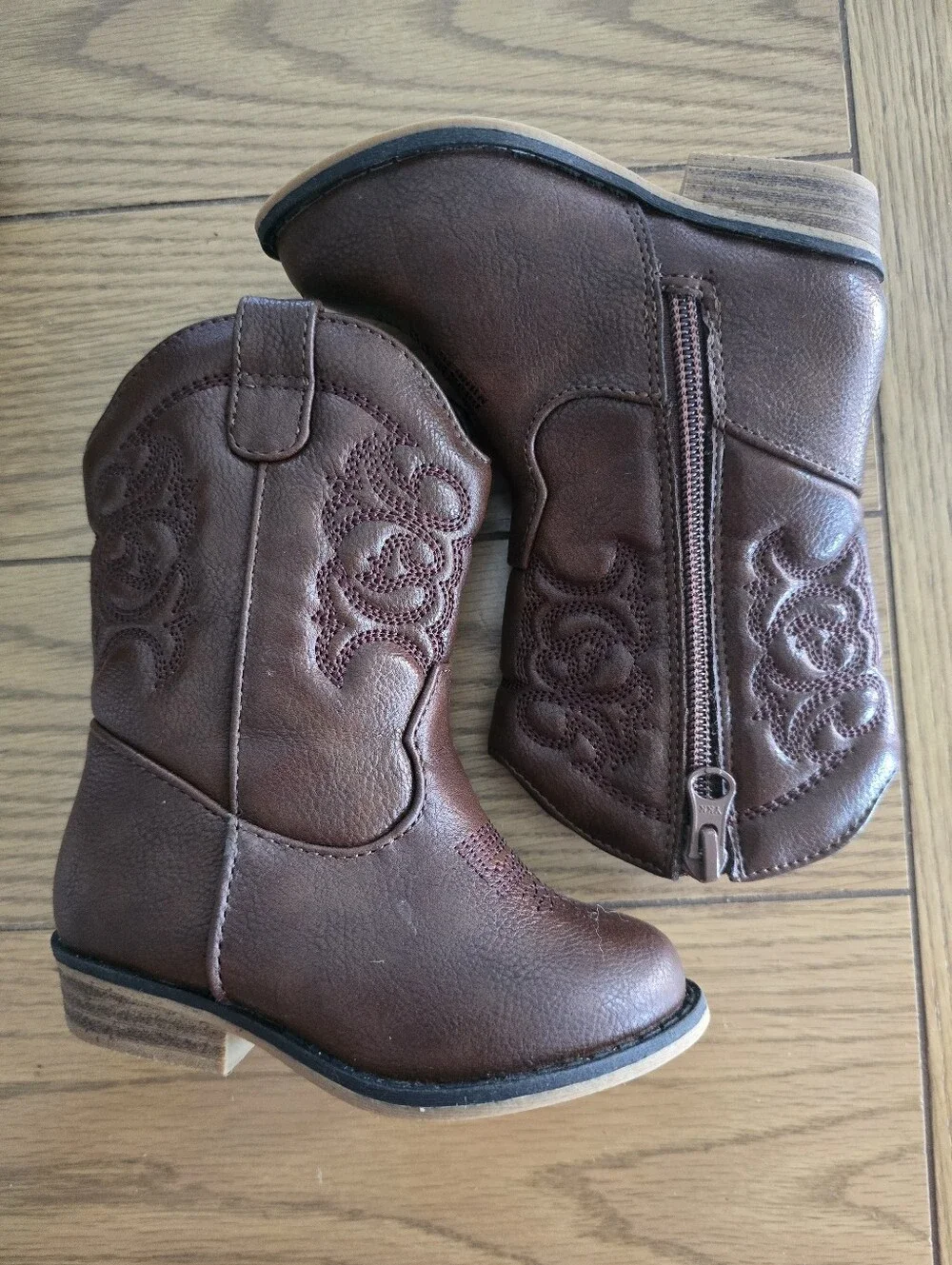 Cat & Jack Brown Kids Boots 6C